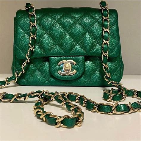 chanel 18s emerald green|chanel bag color chart.